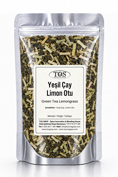 TOS The Organic Spices Green tea lemongrass 40 gr (1st quality) green tea lem...