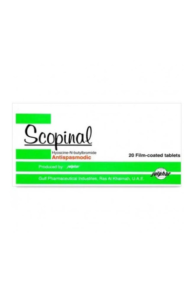 SCOPINAL Antispasmodic, 10Mg, 20 Film Coated Tablets