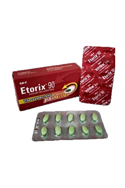Generic Brand Etorix Pain Relief, 90 Mg Tablets, Film Coated, 28 Tablets