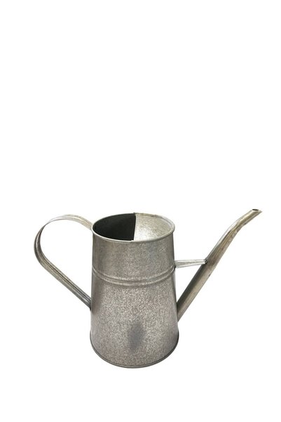 NATURELMETAL Galvanized Metal Plant Watering Container 3.1 Lt Antique Textured