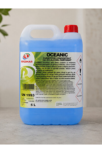 ROGEMAR Curățător Concentrat cu 3% Alcool Parfumat, 5L