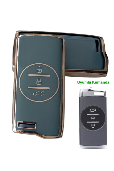 Kasey Chery Tiggo 7 Pro Compatible Remote Control Key Case Auto Keychain Turq...