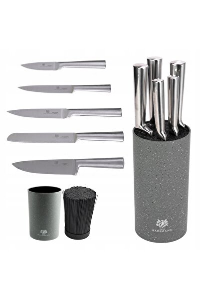 Karl Hausmann SET COMPLET DE CUȚITE DE BUCĂTĂRIE  "KNIVES IN BLOCK " 5 PIESE ...