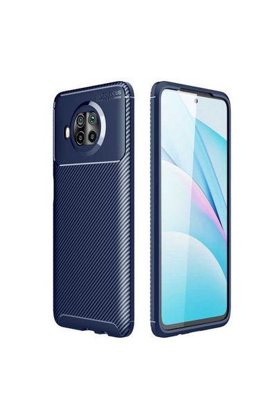 Ummeslem حافظة لهاتف Xiaomi Mi 10t Lite 5g بتصميم كربوني غطاء نيغرو