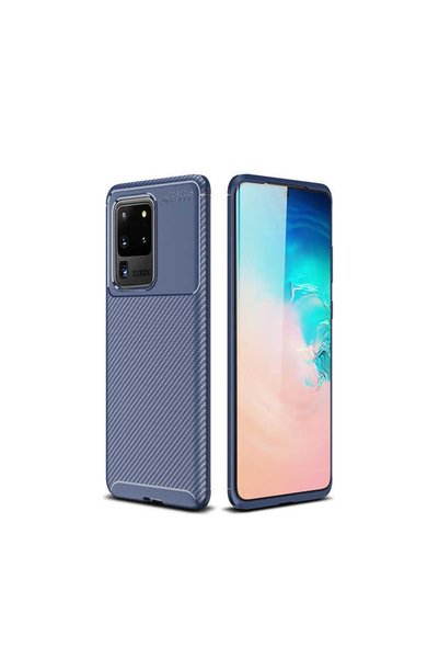 Ahlttiba Case Carbon Design  Cover for Samsung Galaxy S20 Ultra Mobile Phone