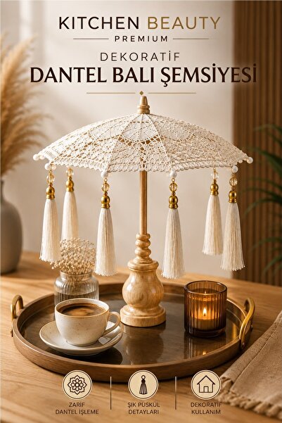 Kitchen Beauty Masaüstü Dantelli Dekoratif Sunum Bali Şemsiyesi Pinterest Dek...