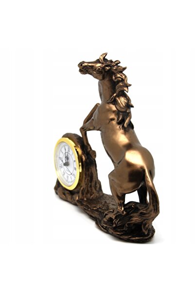 NO BRAND Ceas decorativ, figurină decorativă, cadou pentru living, cal cățărător