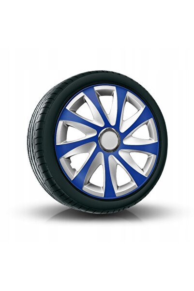 NO BRAND Capace de roată NRM albastru argintiu de 13 inch pentru FIAT FORD CI...