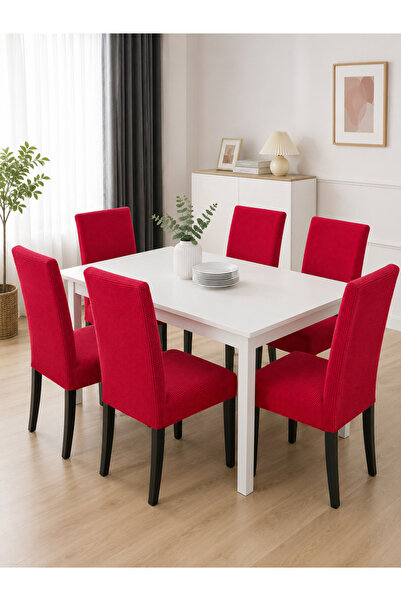 delfin HomeRoy Set 6 Huse Scaune Universale Supra - Elastice Set 6 bucăți