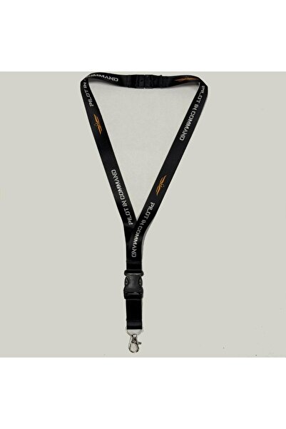 CREWTURK Lanyard "Pilot in Command Broveli" Black