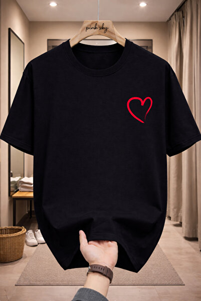 Pink Sky Premium Oversize T-Shirt 100% Cotton Unisex Comfortable Fit Trending...