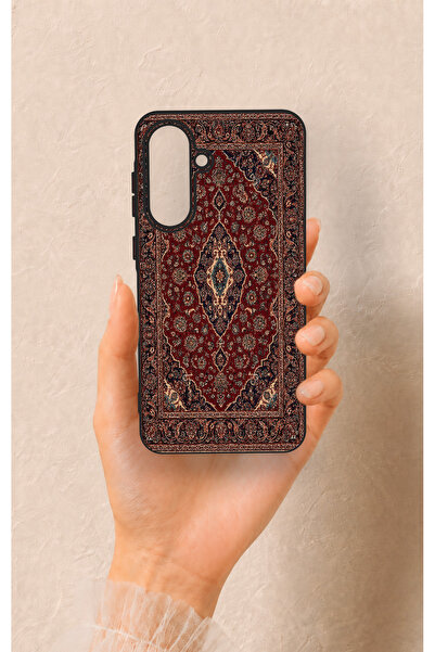 Vip Case Samsung A56 Uyumlu Acem Halı Desenli Silikon Kılıf