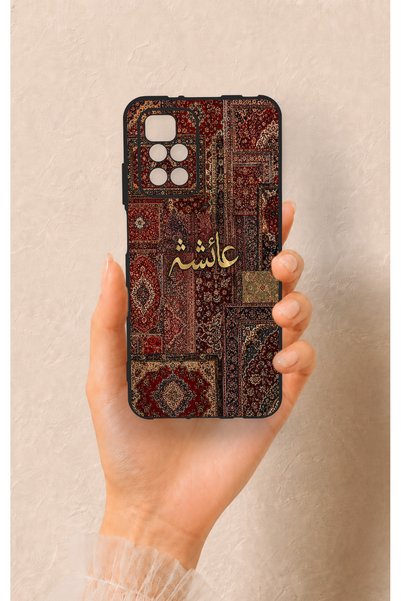 Vip Case حافظة سيليكون بنمط السجاد العتيق المتوافقة مع Redmi 10 2022