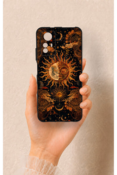 Vip Case Redmi Note 12S Uyumlu Mistik Güneş Desenli Silikon Kılıf