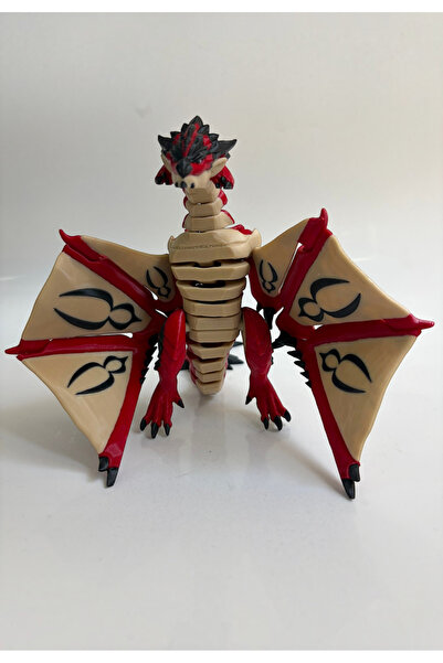 Katmanist Rathalos Hareketli Eklemli Ejderha Figürü – Monster Hunter Temalı