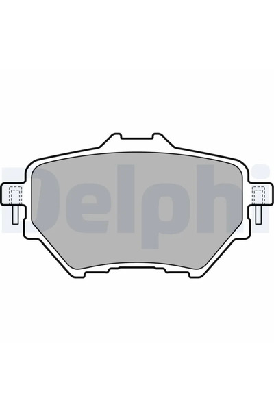 DELPHİ Set Placute Frana Frana Disc Citroen C4 2/C4 Grand Picasso 2/C4 Picass...
