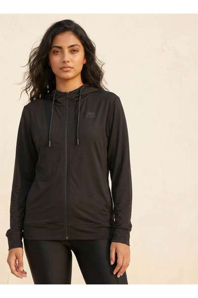 Kappa Relaxed Fit Jacket with Logo Print