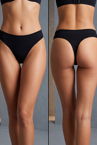 Wiforte Venyo Model Fitilli Tanga Slip Kadın Külot İz Belli Etmez Dikişsiz Gü...