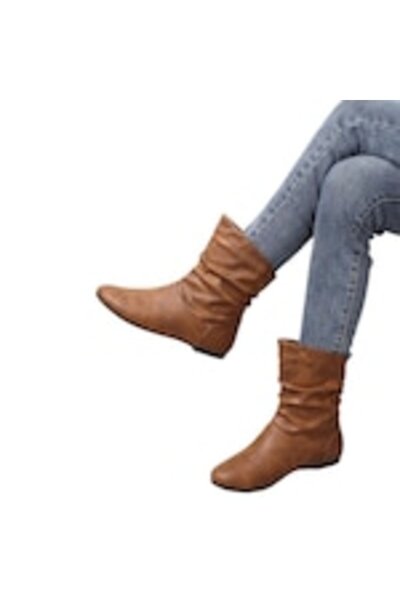 OEM Botine dama, camel, comode, 38EU