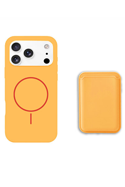 OSG iPhone 17 Pro Uyumlu Kartlıklı Ve Kamera Lens Hediyeli Magsafe Destekli P...
