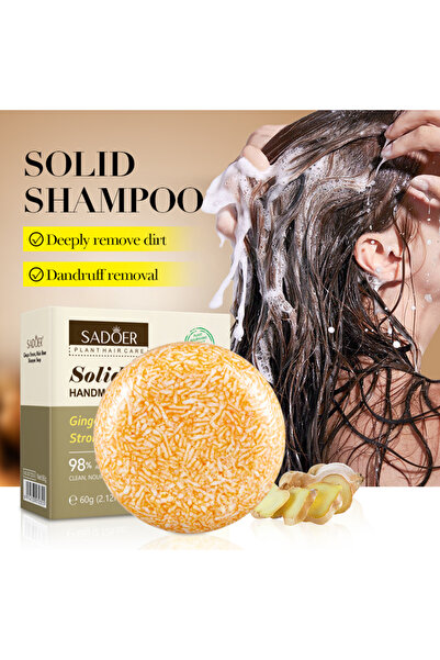 SADOER Ginger Soap Shampoo Bar Muti- Kinds Handmade Shampoo Bar