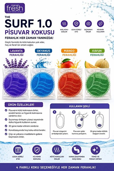Genel Markalar Mini Lavabo Pisuvar Süzgeci Koku Giderici 8 Adet Tanışma Paket...