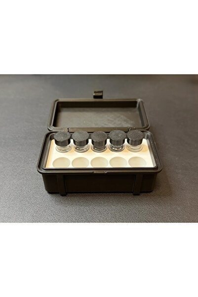3D snaxx 3ml Peptit Flakonu İçin 10 Bölmeli Sert Saklama ve Taşıma Kutusu ⭐