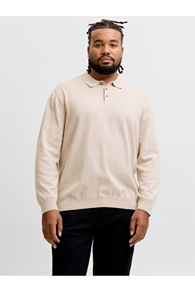 Jack & Jones Plus Gestricktes Polo Plus Size Gestricktes Polo