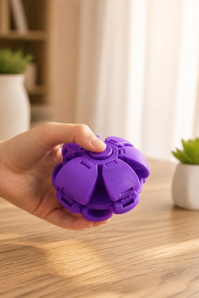Pazarois Çevirmeli Stres Topu / Stres Oyuncağı / Spinner Ball
