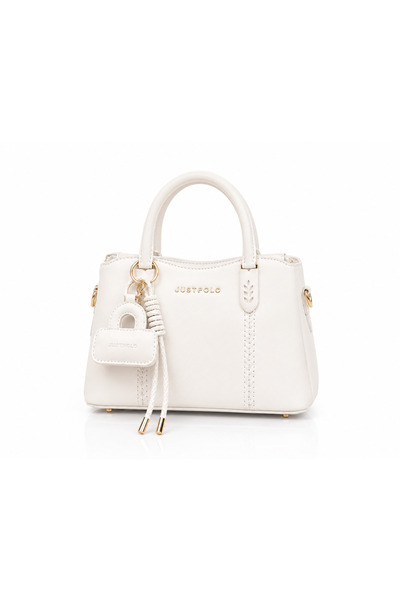 Just Polo Multi-Compartment Women's Hand and Shoulder Bag with Functional Com...