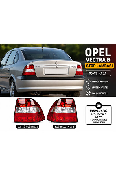 Wisco OPEL VECTRA B KASA (96-99) STOP TAKIMI (SAĞ-SOL) AÇIK KRİSTAL (6223159B...