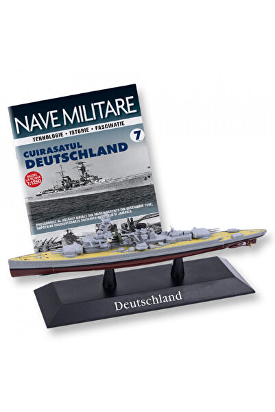 DEAGOSTINI Sigilat- Cuirasatul Deutschland - Nr. 7- Colectia Nave Militare 20...