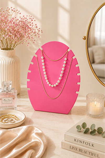 expres hediye Monstera leaf jewelry stand - necklace organizer