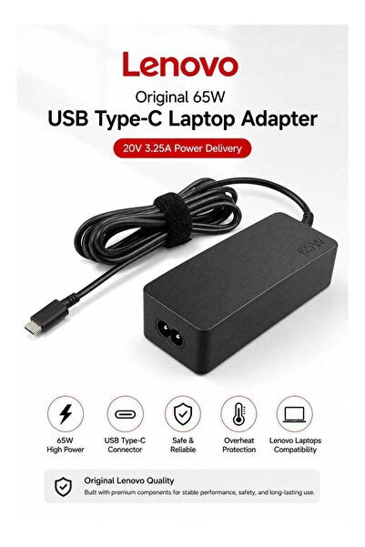 Generic CABLE CONV CableConv 65W USB Type-C Laptop Charger Adapter for Lenovo...