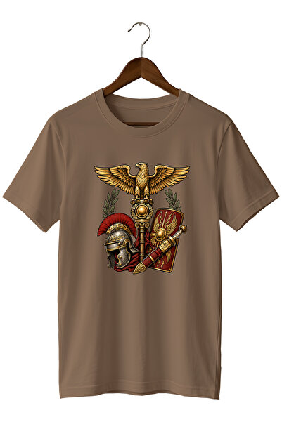 The Baski Μπλουζάκι Unisex με στάμπα της Ρωμαϊκής Αυτοκρατορίας με Κάλυμμα Κε...