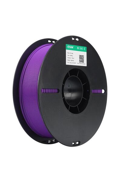 eSun Pla+Hs Mor Filament 1.75mm 1kg Plastik Makara Yüksek Hızlı