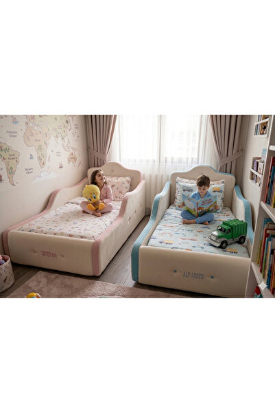 Puf Bebe Montessori serisi_ Çocuk ve Bebek Yatağı 90x190 ölçüde(iç yatak dahi...
