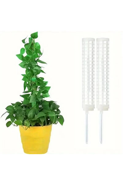 Generic Brand Suport pentru plante - Alb - Pachet de 2 - plastic