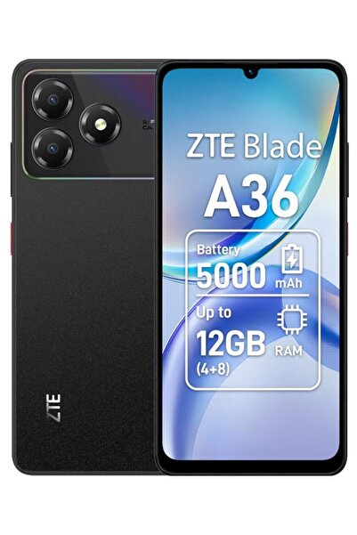 ZTE Blade A36 Smartphone, Unisoc T7200 Octa-Core, 4GB/64GB, 6.75" IPS, 13MP, ...