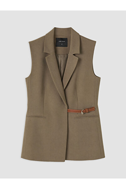 LC Waikiki Esvab • Modern & Distinctive Jacket Roba Collar Crepe Women's Clas...