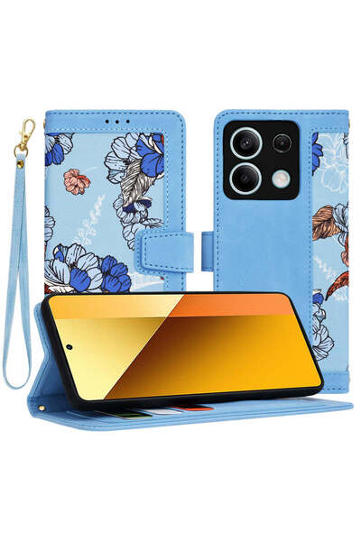Techsuit Husă pentru Xiaomi Redmi Note 13 5G, FlipCraft, albastru - albastru