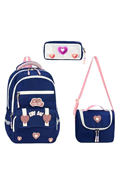 MasterPack School MasterPack Kids Bag İlkokul Kız Çocuk Okul Çantası Seti 3'l...