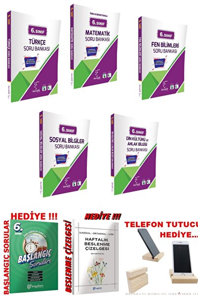 6.Sınıf 2026-27 Müfredat Karekök 5 Ana Ders Soru Bankası Seti+3 HEDİYE!!!