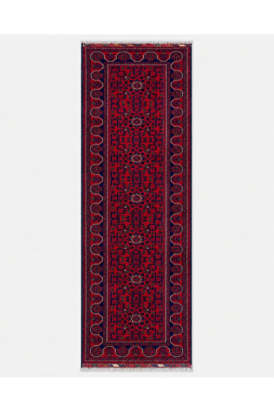 Vog Halı Hamyap Kırmızı Geleneksel Anadolu Desenli El Dokuma Premium Vintage ...