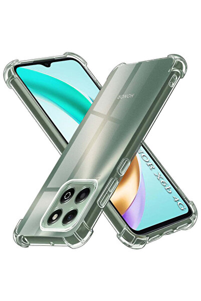 Techsuit Husă pentru Honor X6b, din silicon transparent, rezistentă la șocuri...