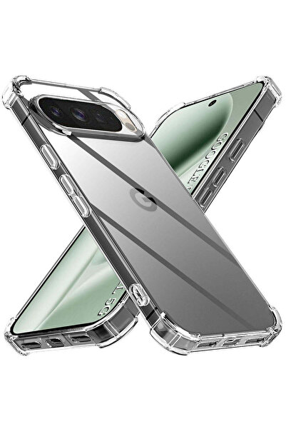 Techsuit Husă pentru Google Pixel 10 Pro XL, din silicon transparent, reziste...