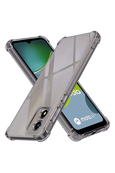 Techsuit Husă pentru Motorola Moto E13, din silicon transparent, rezistentă l...