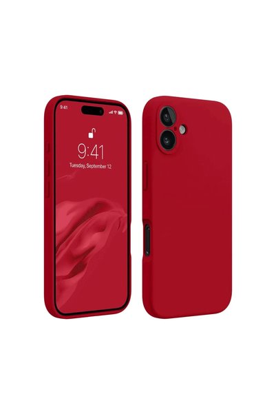 New Face Aconcept iPhone 16 Case First Silicone (83731) - Red