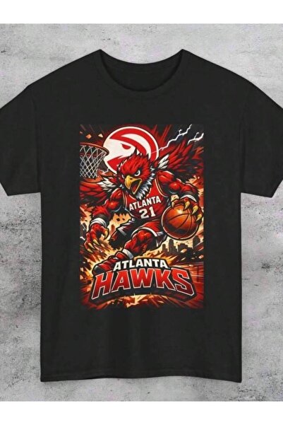 9TAY Atlanta Hawks COMIC Style LOGO Unisex T Shirt