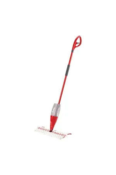 Promagg Mop cu pulverizator, lavetă din microfibră roșie, rezervor de 1 L